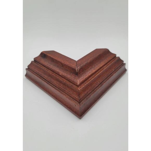Home Interiors Wooden Wall 2 Corner Candle Holders Homco - Picture 6 of 11